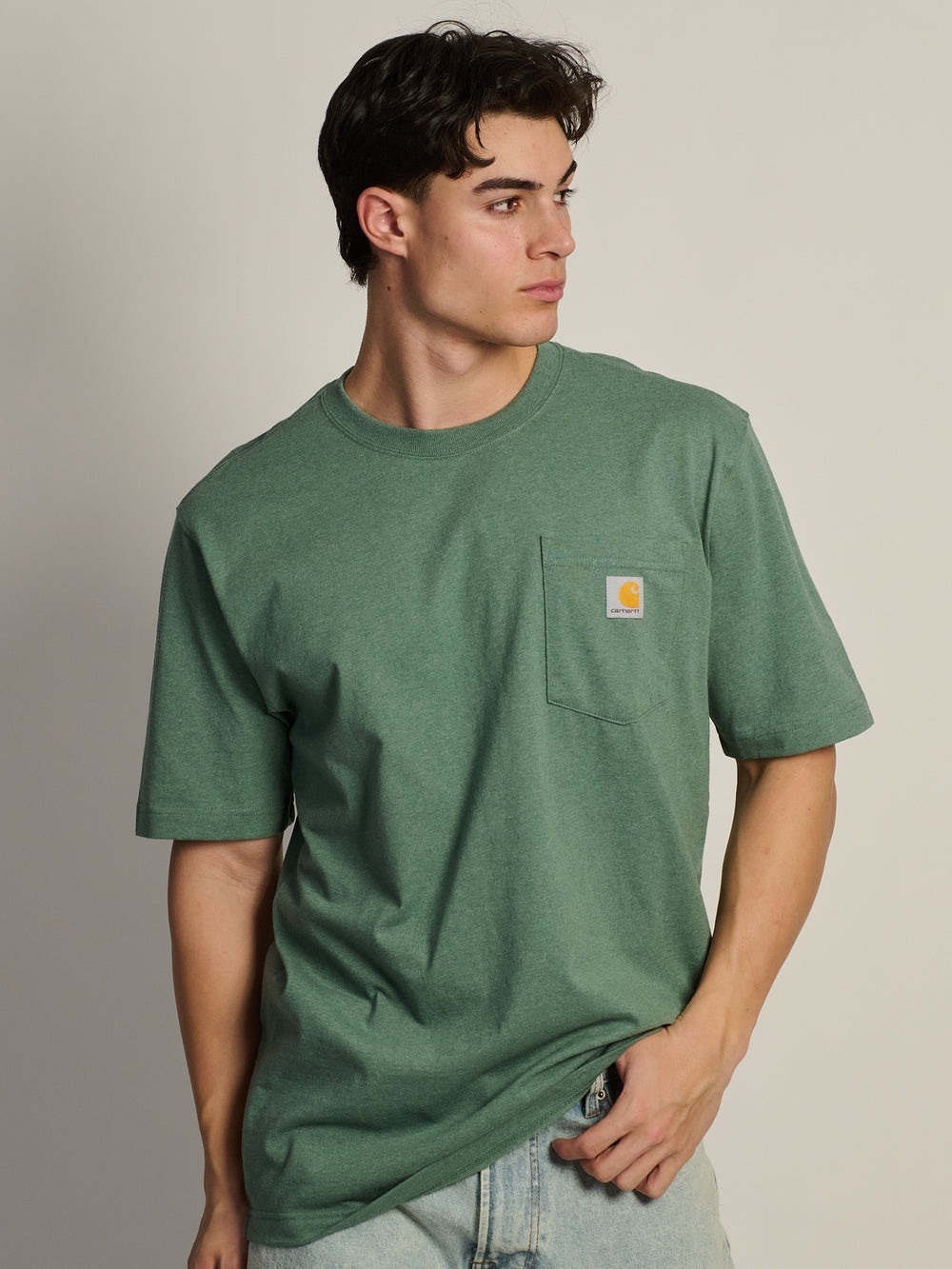 Carhartt K87 Workwear Short Sleeve
Pocket T-Shirt  , sz : large